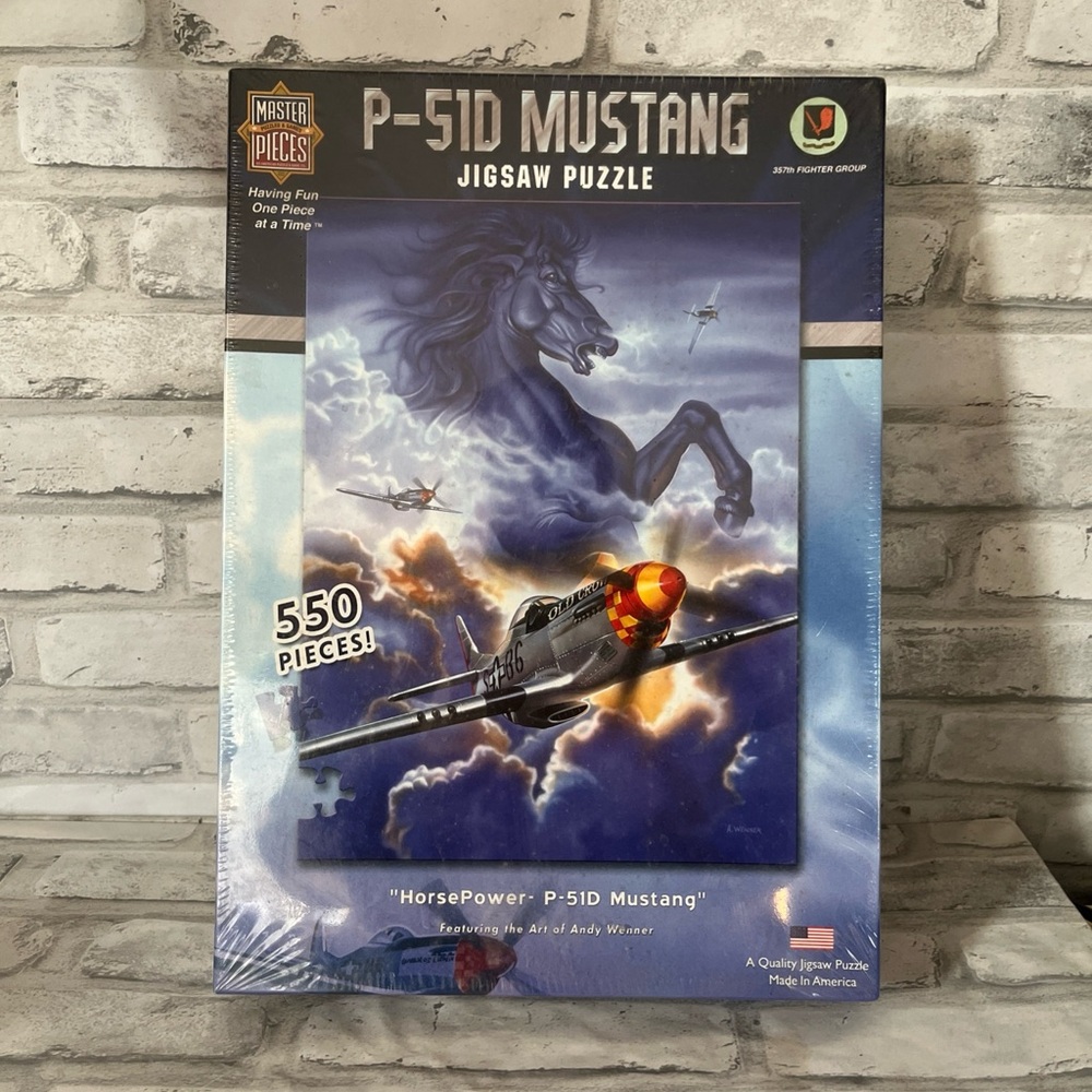 P-51D Mustang Jigsaw Puzzle 550 Pieces new airplane war master pieces
